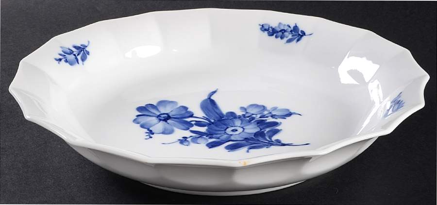 Blue Flowers Cake Plate by Royal Copenhagen-1