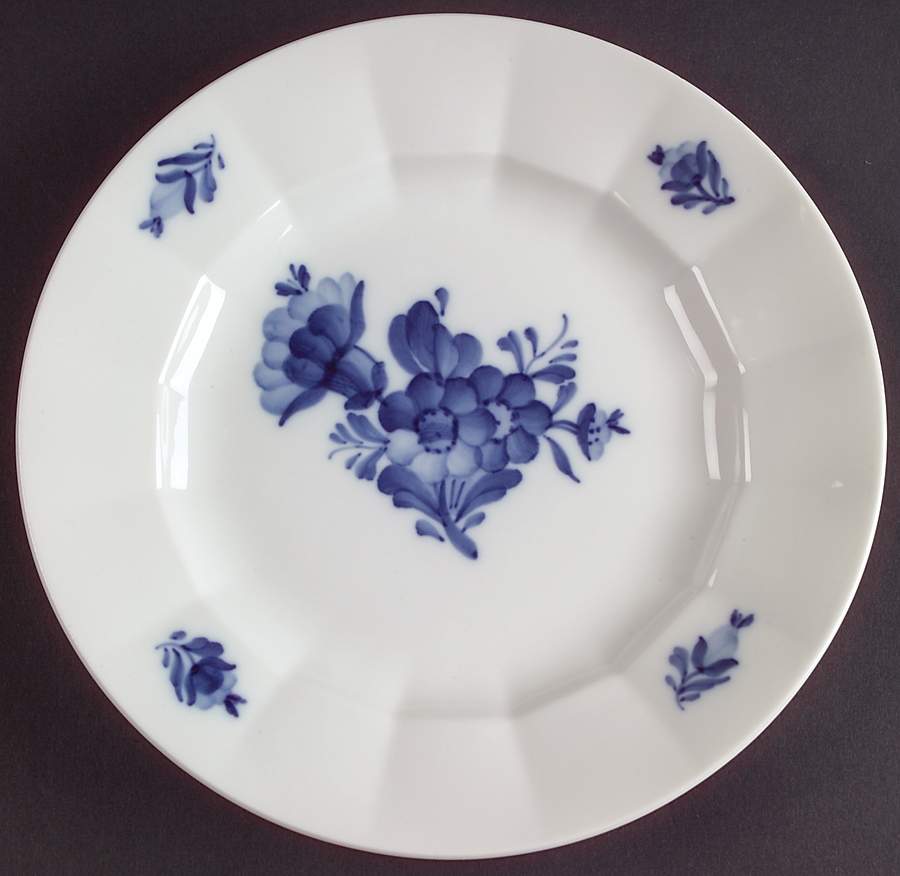 Blue Flowers Salad Plate by Royal Copenhagen-1
