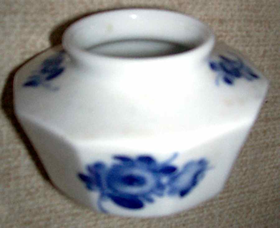 Blue Flowers Small Vase by Royal Copenhagen-1