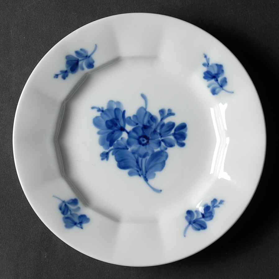 Blue Flowers Bread & Butter Plate by Royal Copenhagen-1