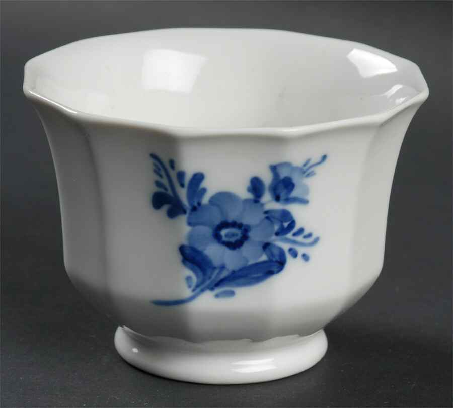 Blue Flowers Open Sugar Bowl by Royal Copenhagen-1