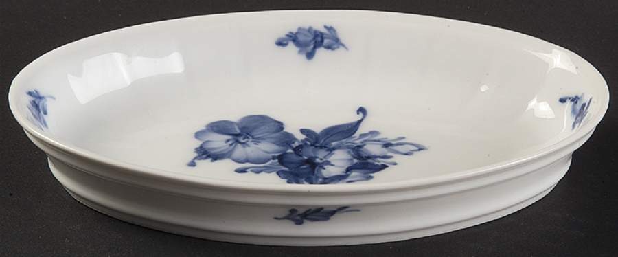 Blue Flowers Pickle Dish by Royal Copenhagen-1