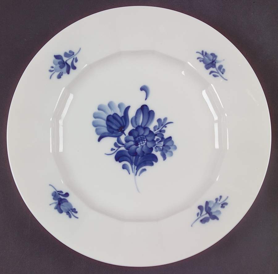 Blue Flowers Luncheon Plate by Royal Copenhagen-1
