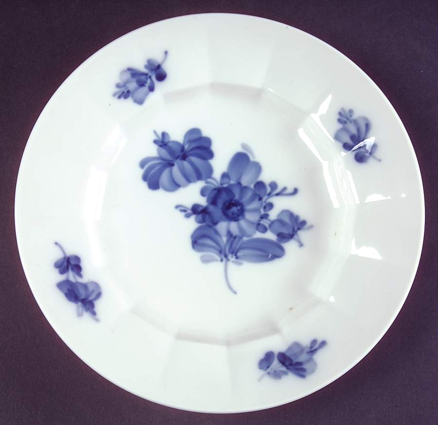 Blue Flowers Bread & Butter Plate by Royal Copenhagen-1