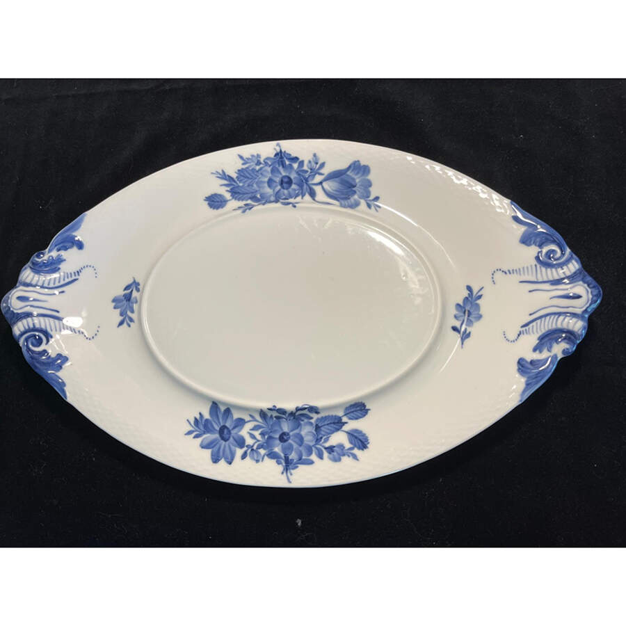 Blue Flowers Braided Underplate for Tureen by Royal Copenhagen-1