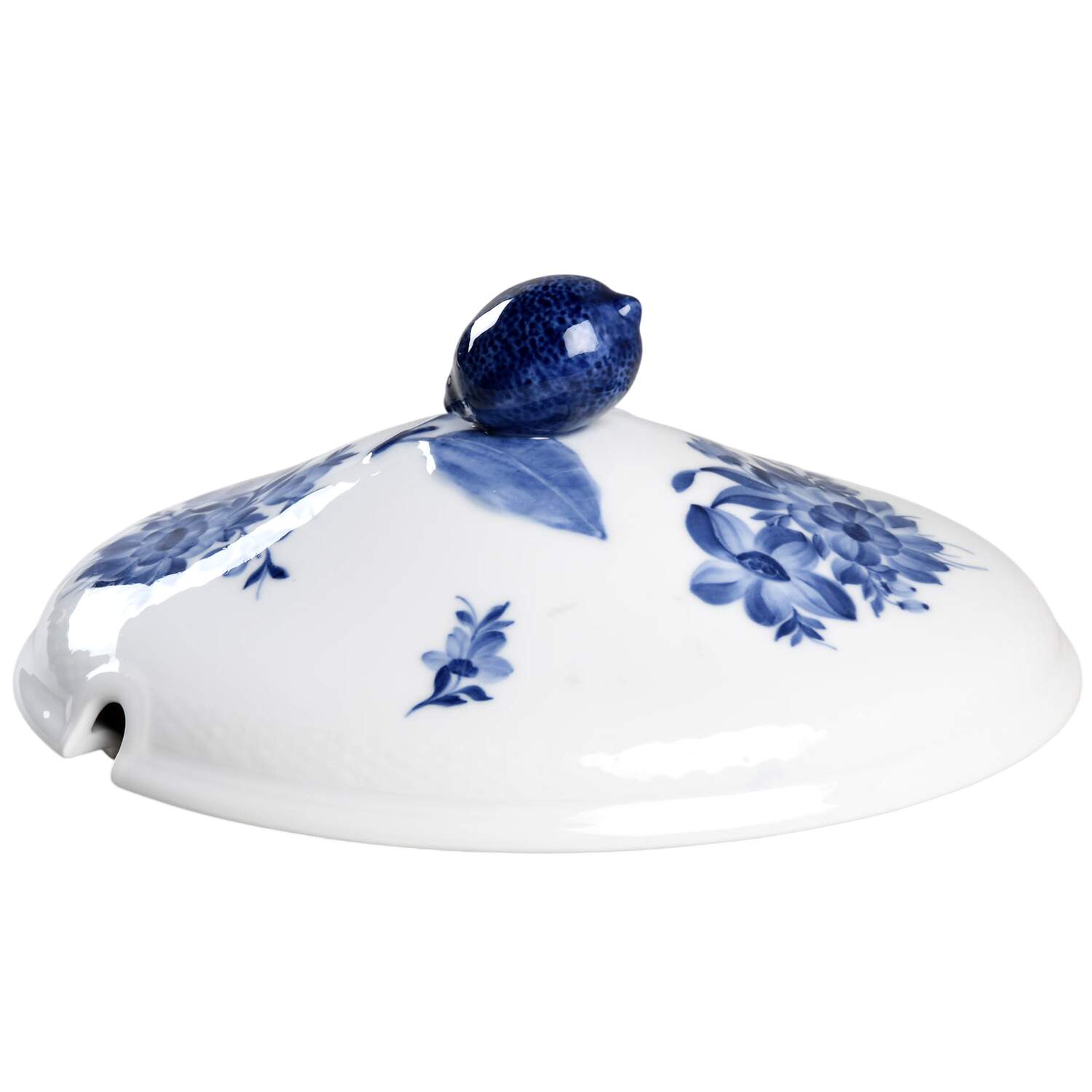 Blue Flowers Braided Lid for Tureen by Royal Copenhagen-1