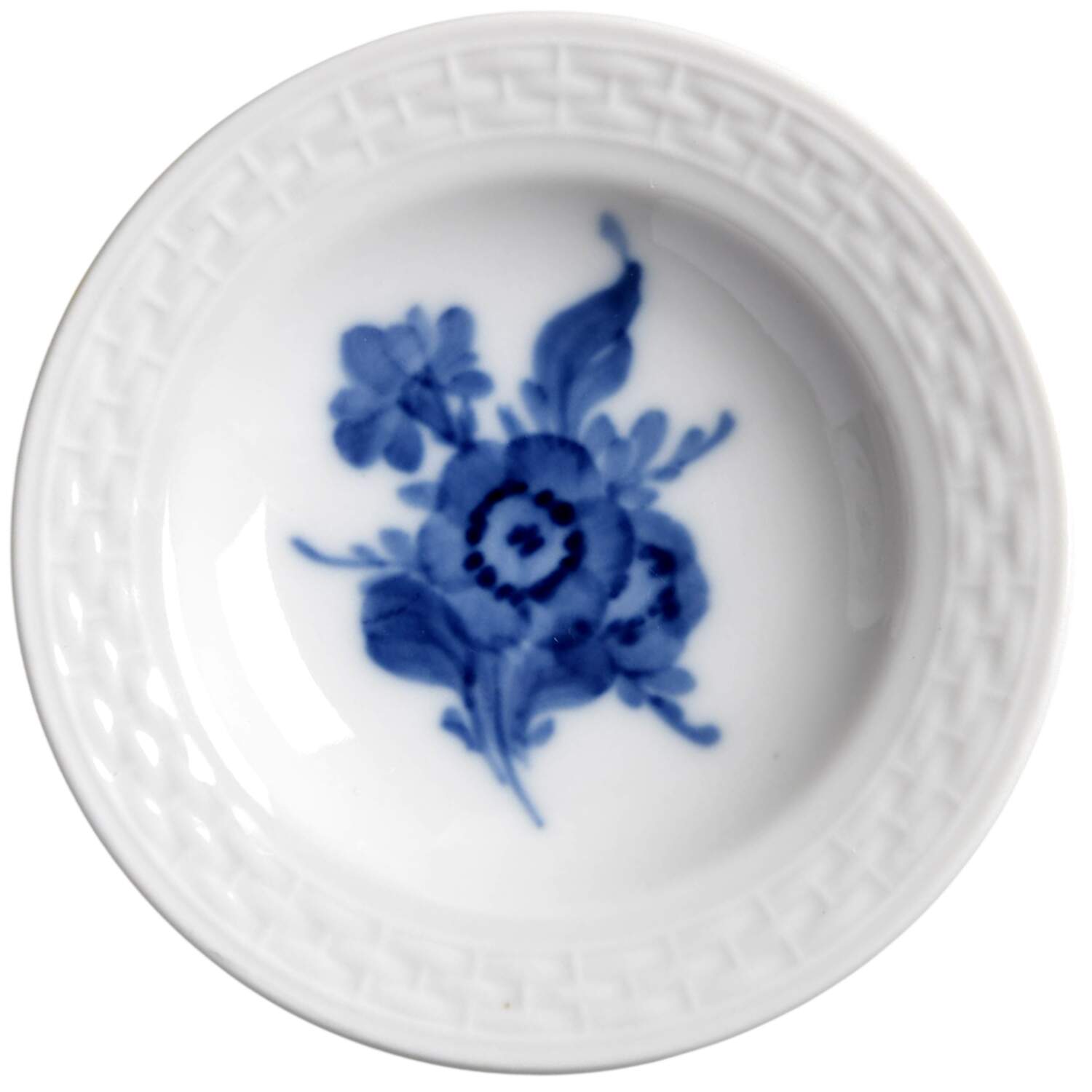Blue Flowers Braided Butter Pat by Royal Copenhagen-1
