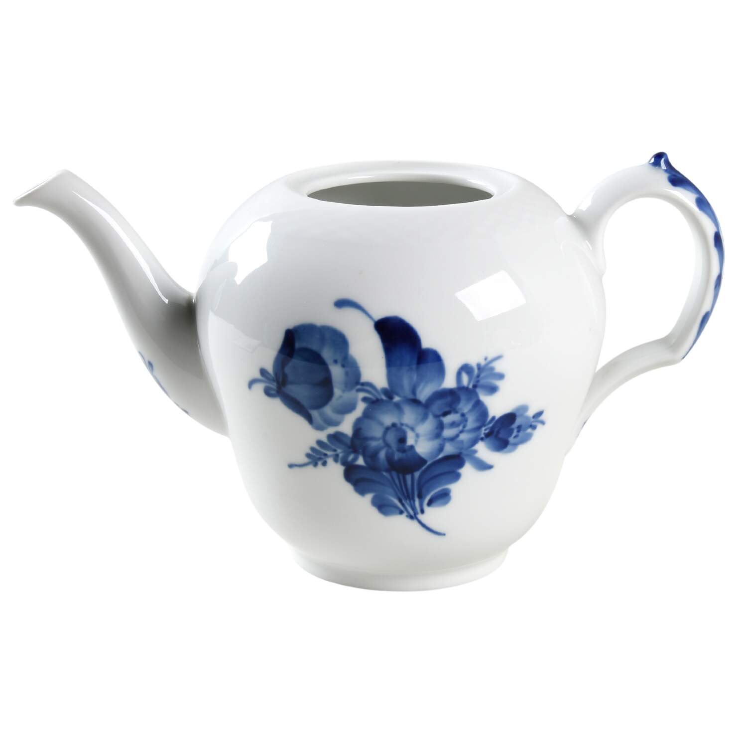Blue Flowers Braided Teapot No Lid by Royal Copenhagen-1