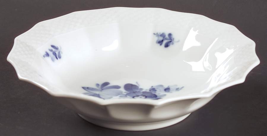 Blue Flowers Braided Pickle Dish by Royal Copenhagen-1