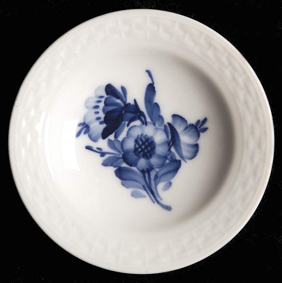 Blue Flowers Braided Butter Pat by Royal Copenhagen-1
