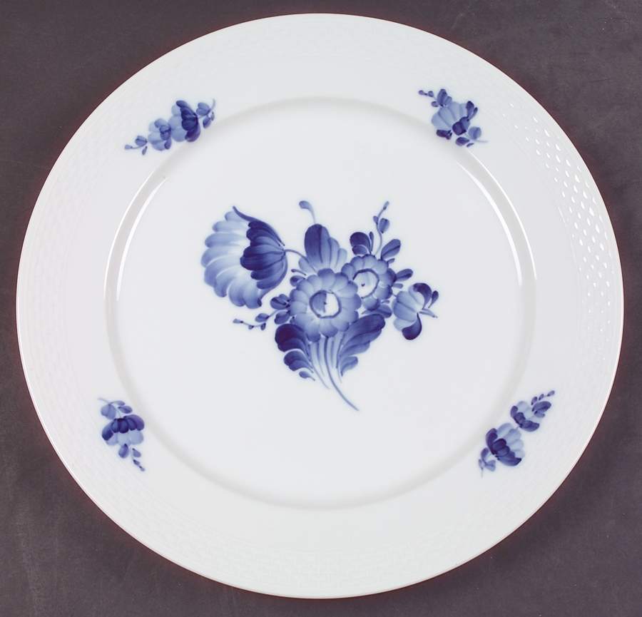 Blue Flowers Braided Dinner Plate by Royal Copenhagen-1