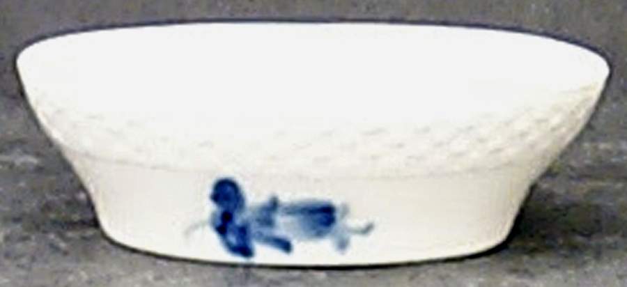 Blue Flowers Braided Toothpick Holder by Royal Copenhagen-1