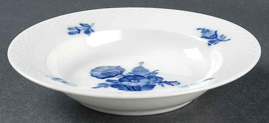 Blue Flowers Braided Rim Fruit/Dessert (Sauce) Bowl by Royal Copenhagen-1