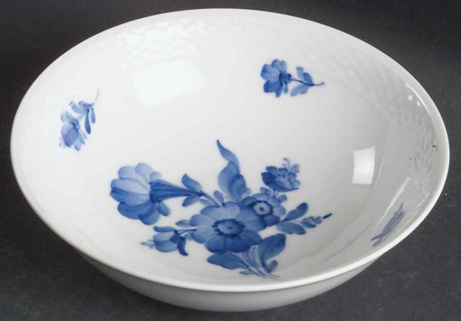 Blue Flowers Braided Coupe Cereal Bowl by Royal Copenhagen-1