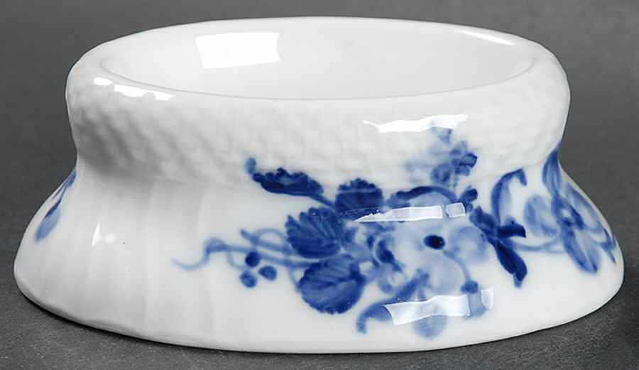 Blue Flowers Braided Salt Dip by Royal Copenhagen-1