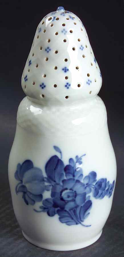 Blue Flowers Braided Sugar Shaker by Royal Copenhagen-1