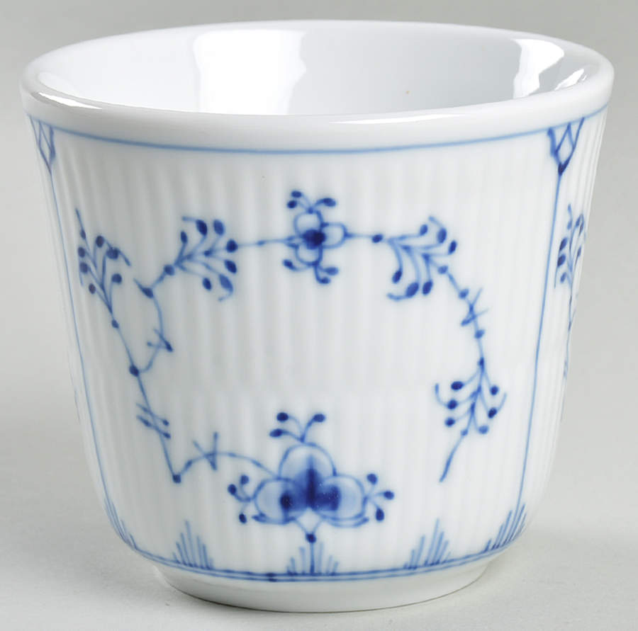 Blue Fluted Plain (No Trim) Small Thermal Cup by Royal Copenhagen-1