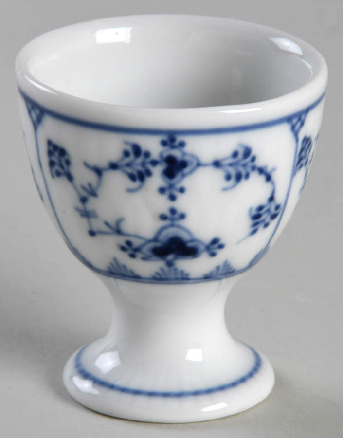 Blue Fluted Plain (No Trim) Single Egg Cup by Royal Copenhagen-1