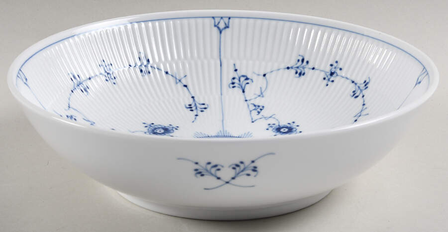 Blue Fluted Plain (No Trim) 8" All Purpose Bowl by Royal Copenhagen-1