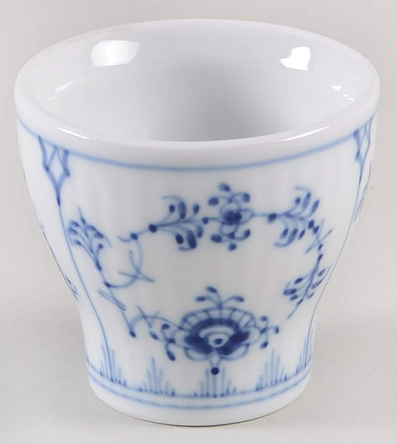 Blue Fluted Plain (No Trim) Single Egg Cup by Royal Copenhagen-1