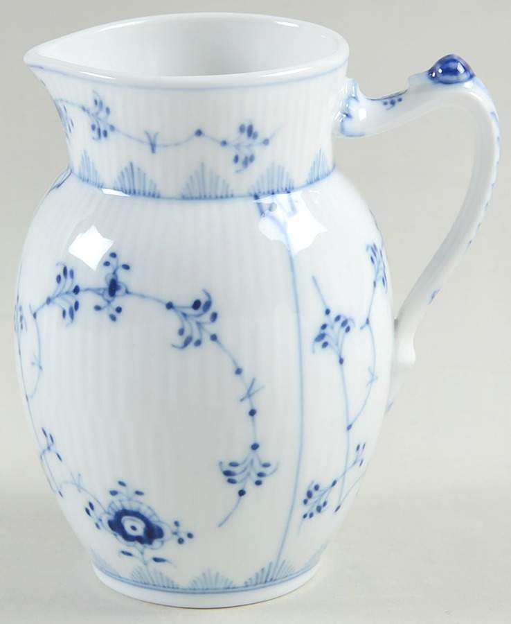 Blue Fluted Plain (No Trim) 12 Oz Jug by Royal Copenhagen-1