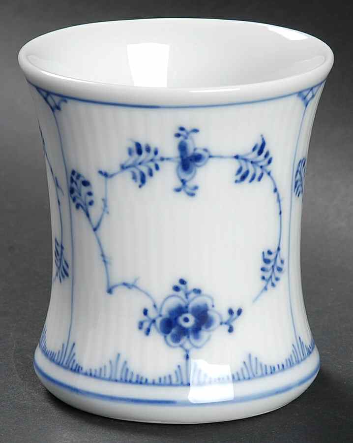 Blue Fluted Plain (No Trim) Cigarette Holder by Royal Copenhagen-1