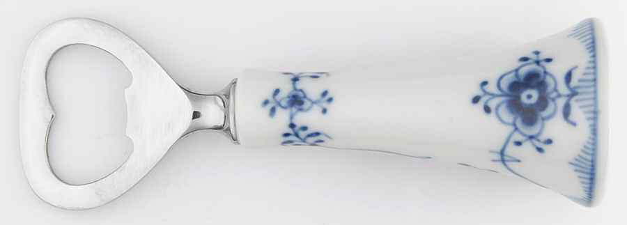 Blue Fluted Plain (No Trim) Bottle Opener by Royal Copenhagen-1