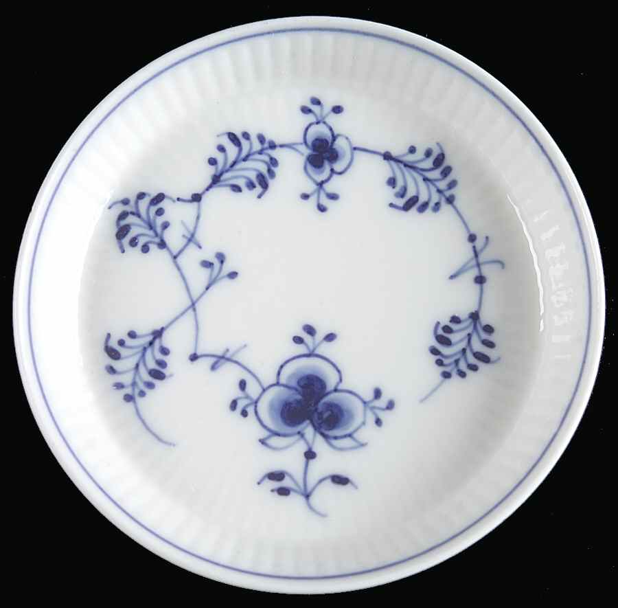 Blue Fluted Plain (No Trim) 3" Ashtray by Royal Copenhagen-1