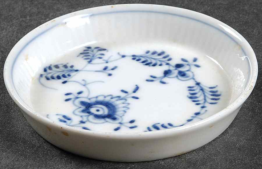 Blue Fluted Plain (No Trim) 3" Ashtray by Royal Copenhagen-1