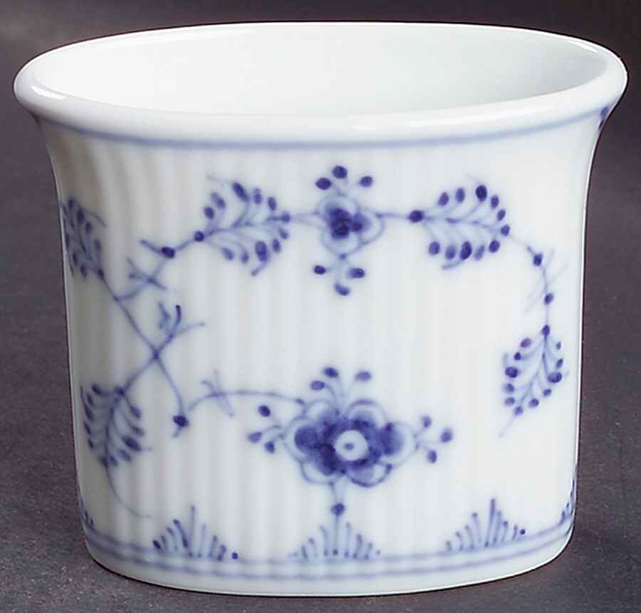 Blue Fluted Plain (No Trim) Cigarette Holder by Royal Copenhagen-1