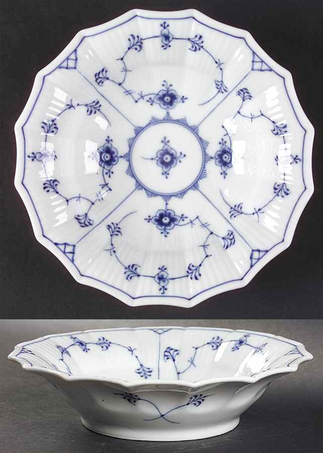 Blue Fluted Plain (No Trim) Bon Bon by Royal Copenhagen-1