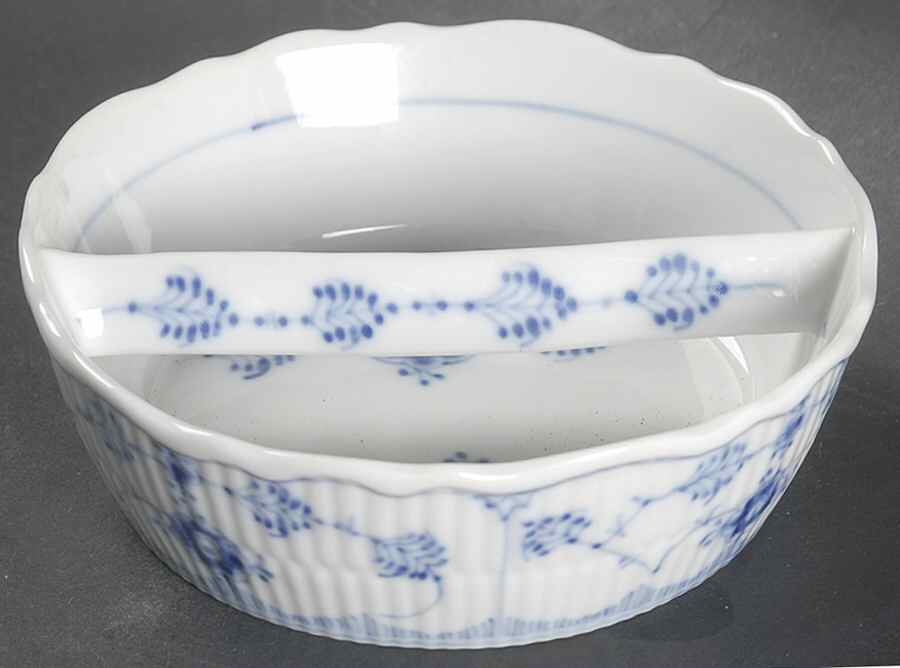 Blue Fluted Plain (No Trim) 4" Ashtray by Royal Copenhagen-1