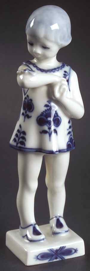 Blue Fluted Plain (No Trim) Figurine by Royal Copenhagen-1