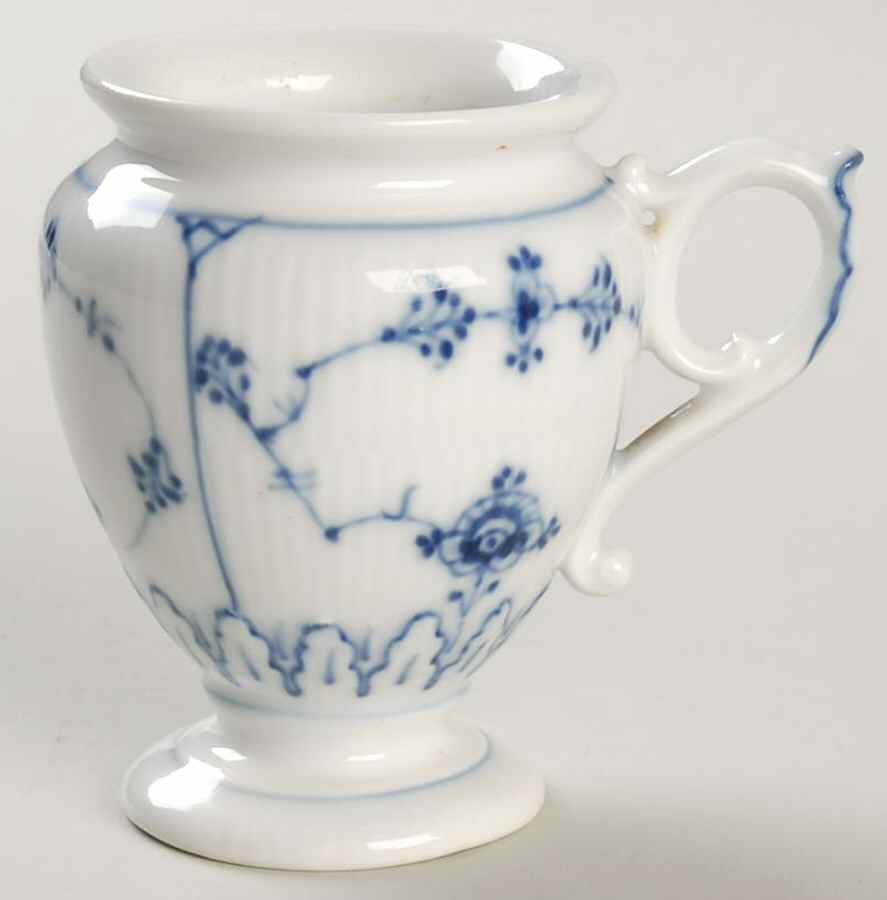 Blue Fluted Plain (No Trim) Open Mustard by Royal Copenhagen-1
