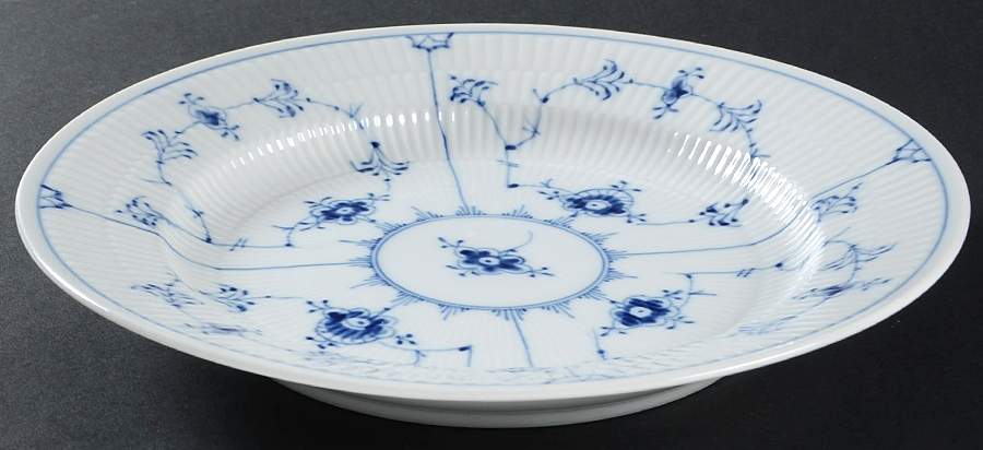 Blue Fluted Plain (No Trim) Dinner Plate by Royal Copenhagen-1