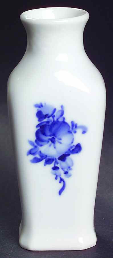 Blue Flowers Plain 5" Bud Vase by Royal Copenhagen-1