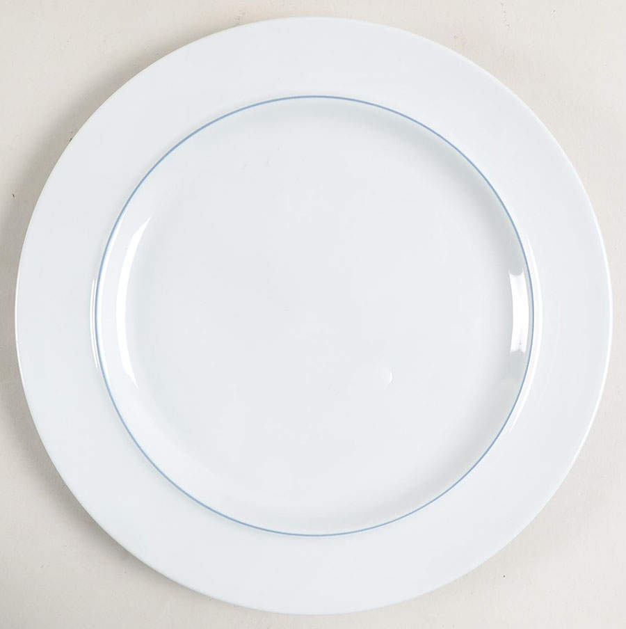 Blue Line Salad/Dessert Plate by Royal Copenhagen-1
