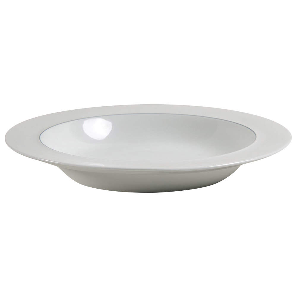 Blue Line Large Rim Soup Bowl by Royal Copenhagen-1