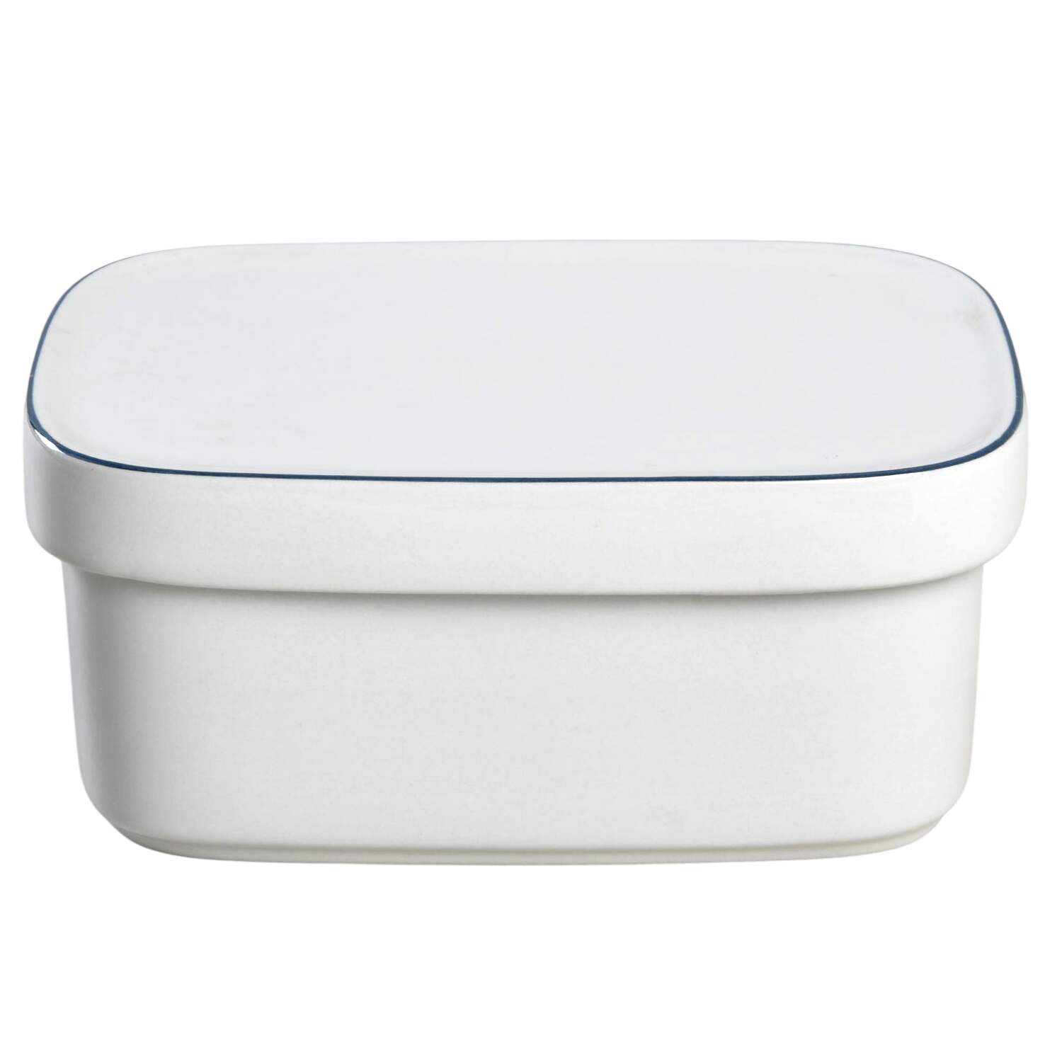 Blue Line Square Covered Butter by Royal Copenhagen-1