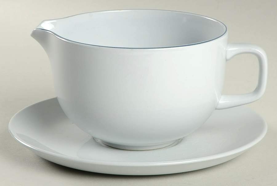 Blue Line Gravy Boat & Underplate by Royal Copenhagen-1