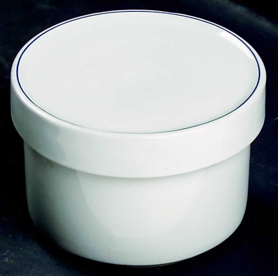 Blue Line Sugar Bowl & Lid by Royal Copenhagen-1