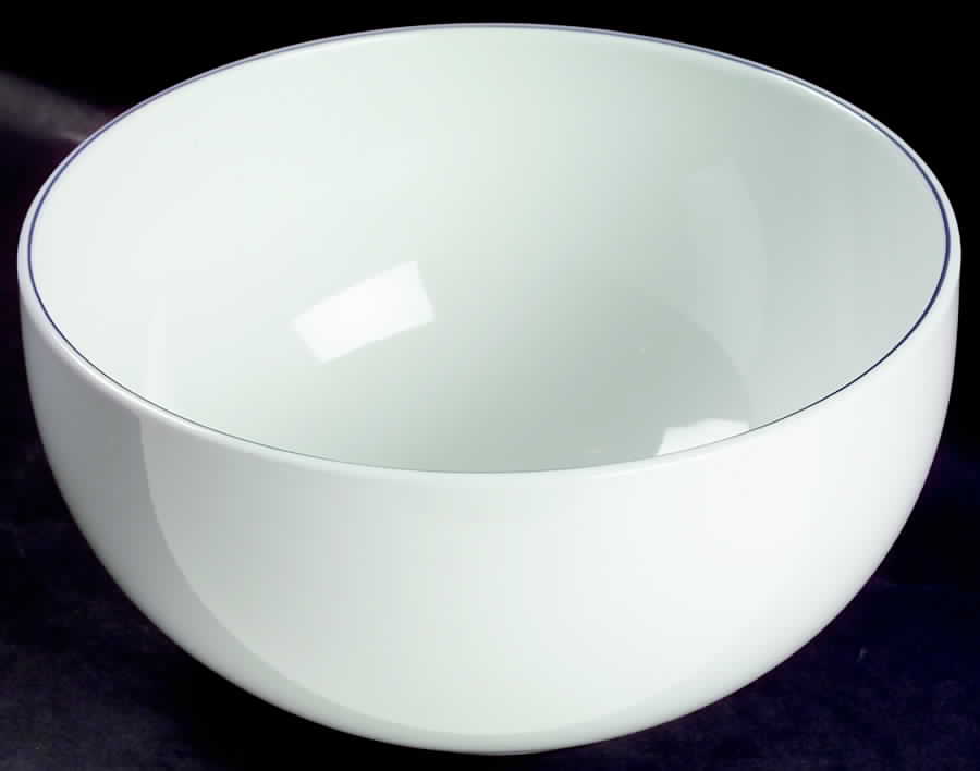 Blue Line 8" Salad Serving Bowl by Royal Copenhagen-1
