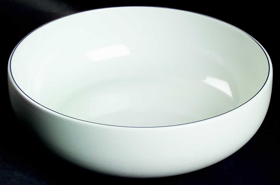 Blue Line 8" Salad Serving Bowl by Royal Copenhagen-1
