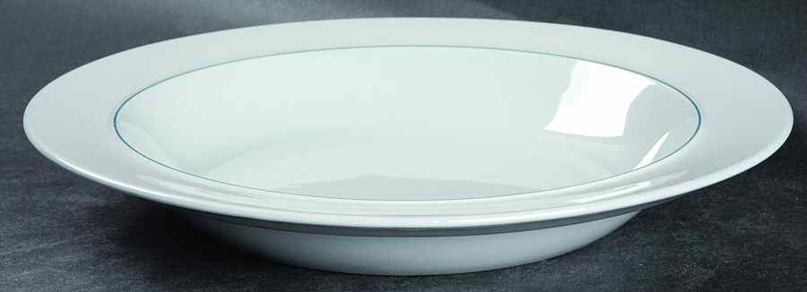 Blue Line Large Rim Soup Bowl by Royal Copenhagen-1