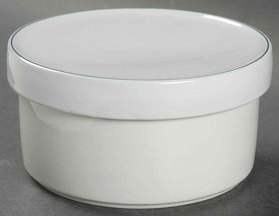 Blue Line Butter Box & Lid by Royal Copenhagen-1