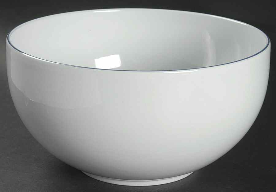 Blue Line 8" Salad Serving Bowl by Royal Copenhagen-1