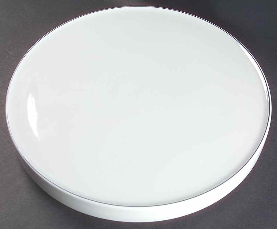 Blue Line Cake Plate by Royal Copenhagen-1