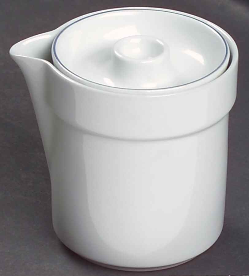 Blue Line Creamer & Lid by Royal Copenhagen-1
