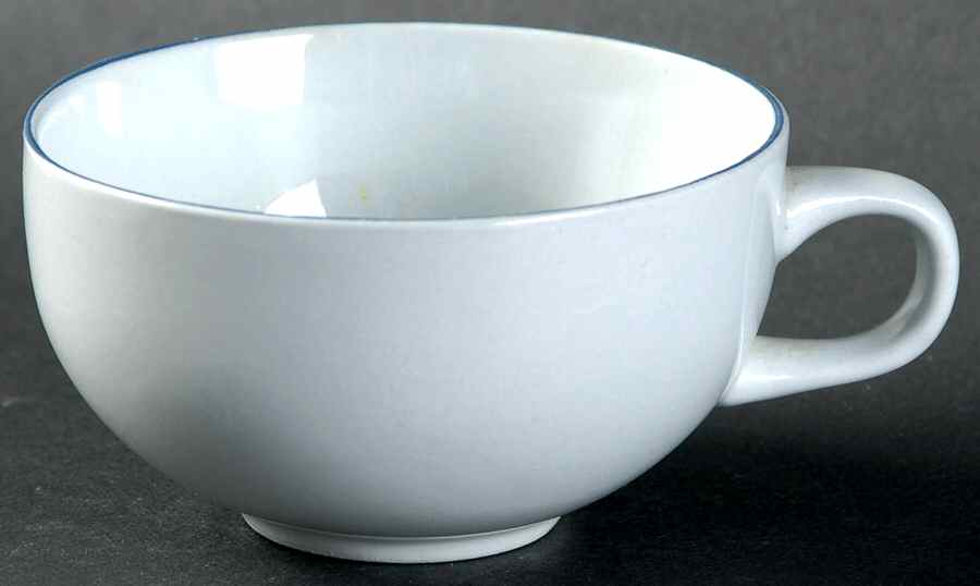 Blue Line Flat Demitasse Cup by Royal Copenhagen-1