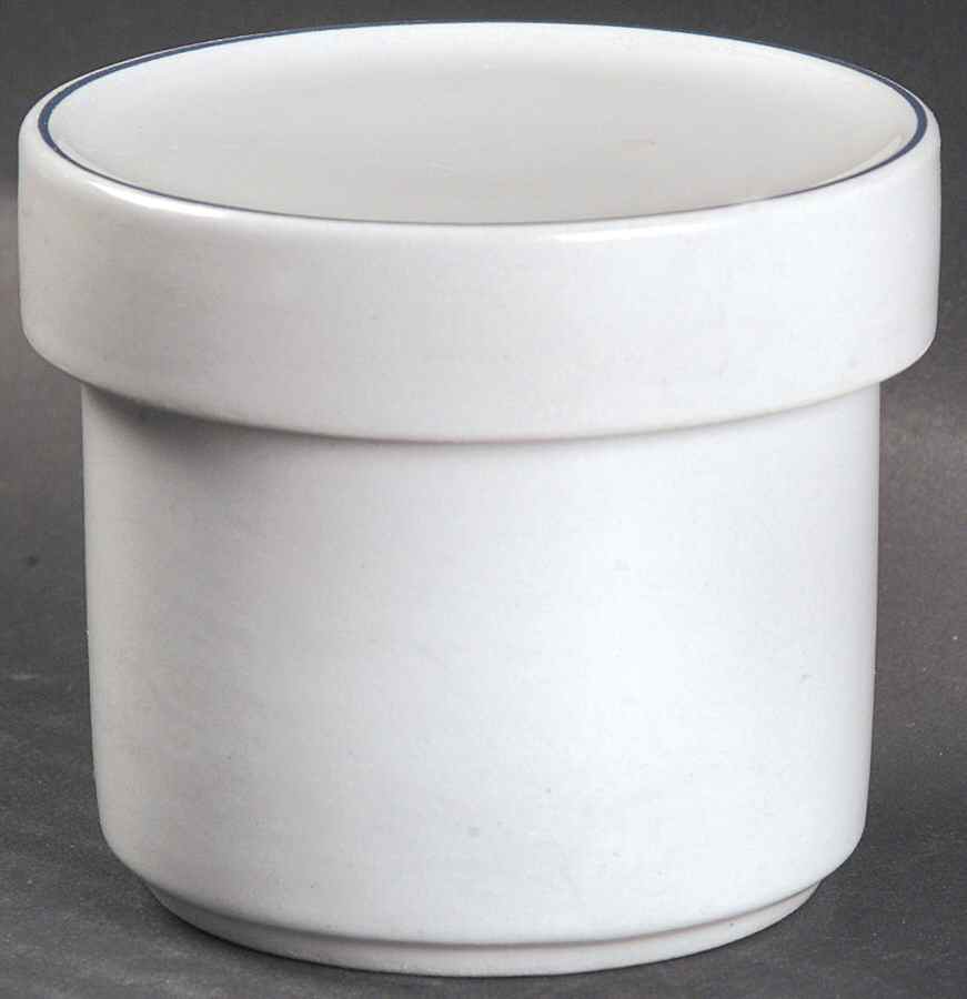 Blue Line Mustard Jar & Lid by Royal Copenhagen-1